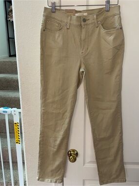Levi's Straight Leg Pants in Khaki